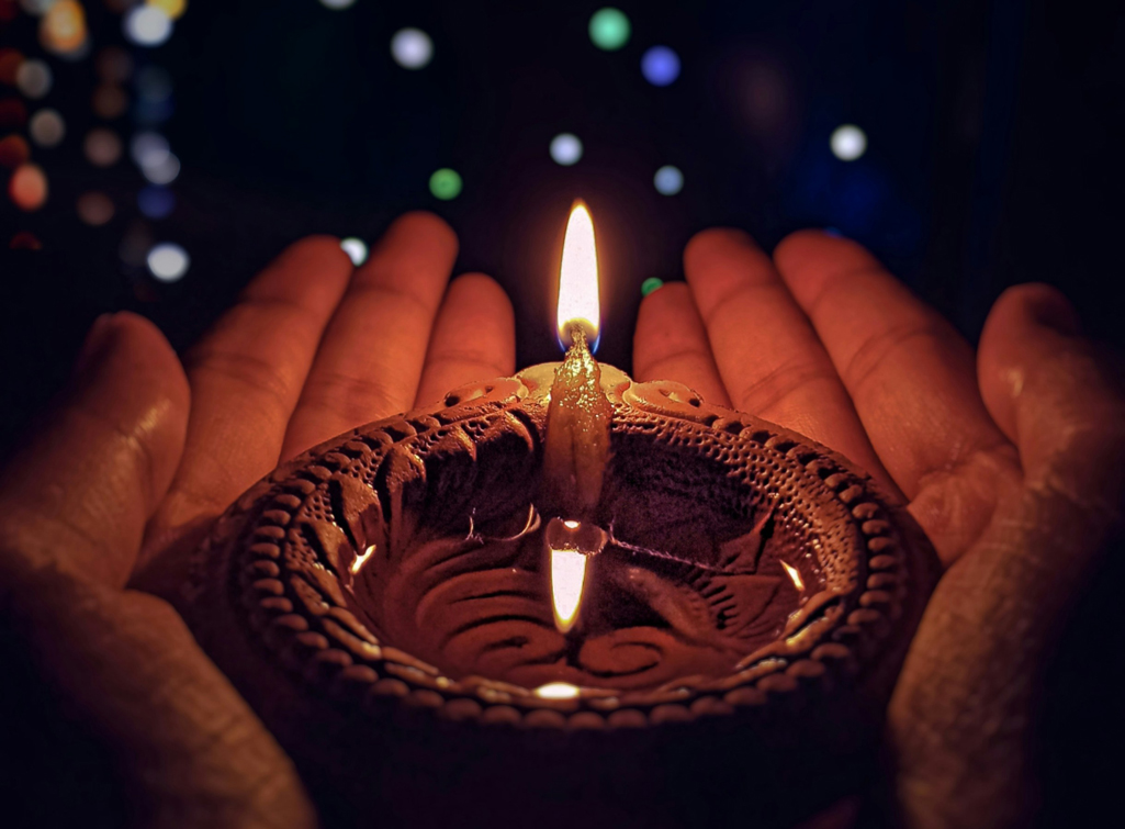 Diwali image from Unsplash, by Umesh Soni