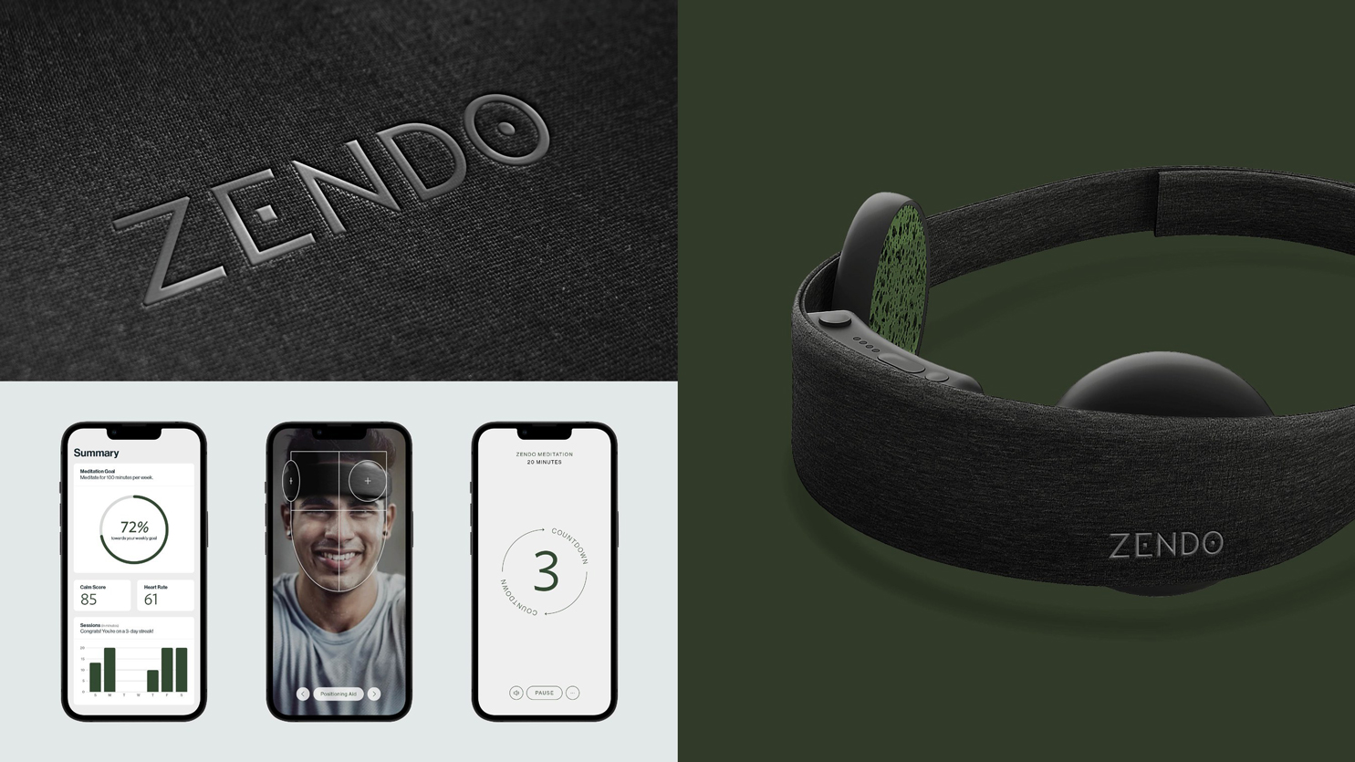 Zendo wireless meditation headband